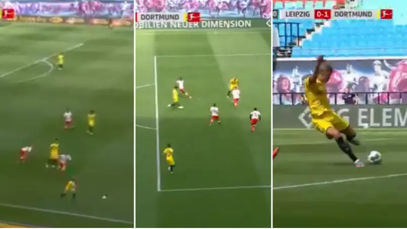 Erling Haaland Finishes Off Incredible Team Goal For Borussia Dortmund 
