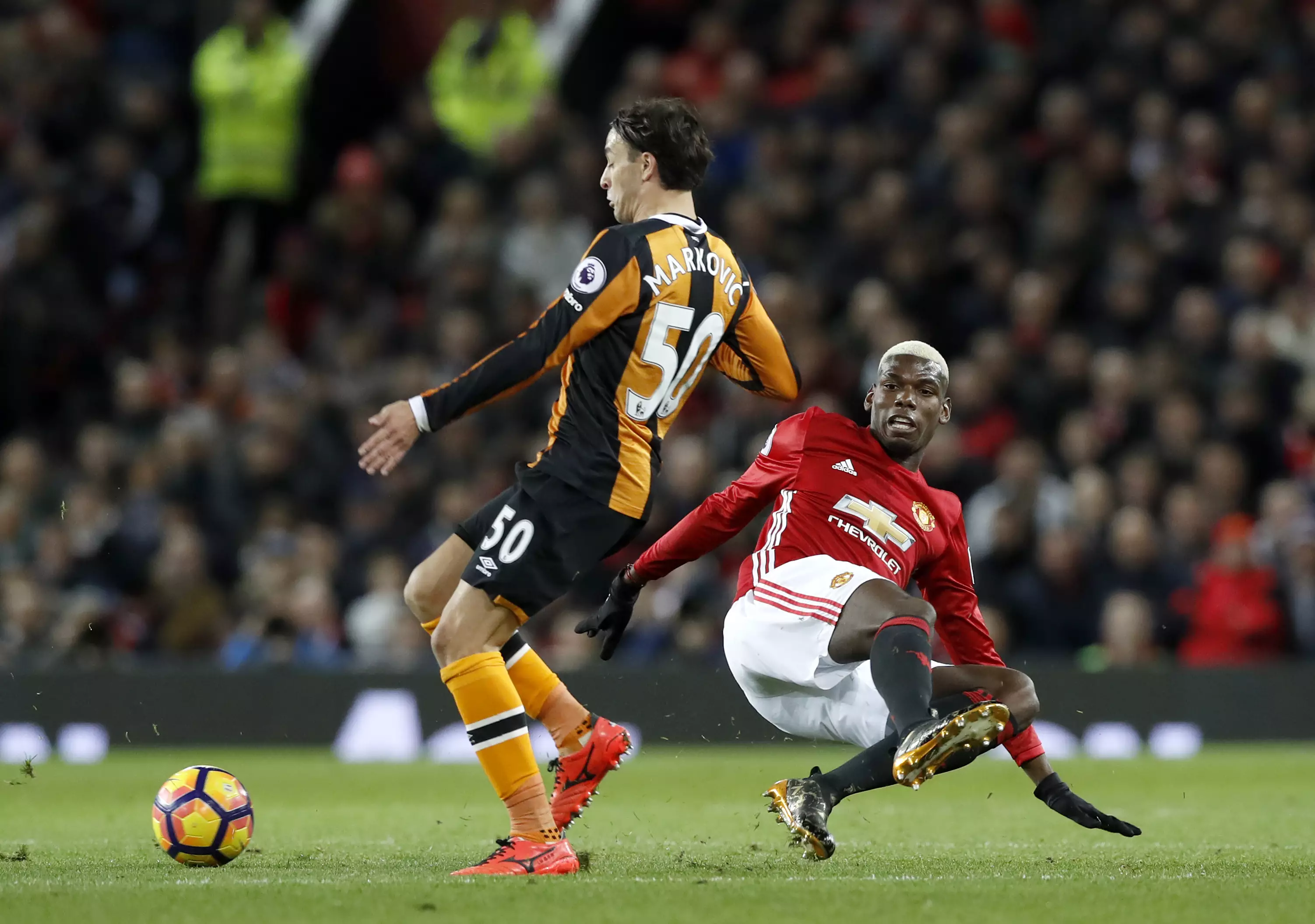Markovic in action for Hull. Image: PA