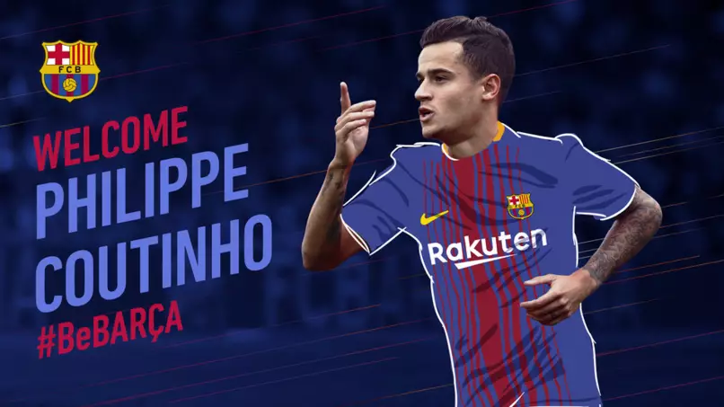 Barcelona's Philippe Coutinho Video Announcement Was Made In August