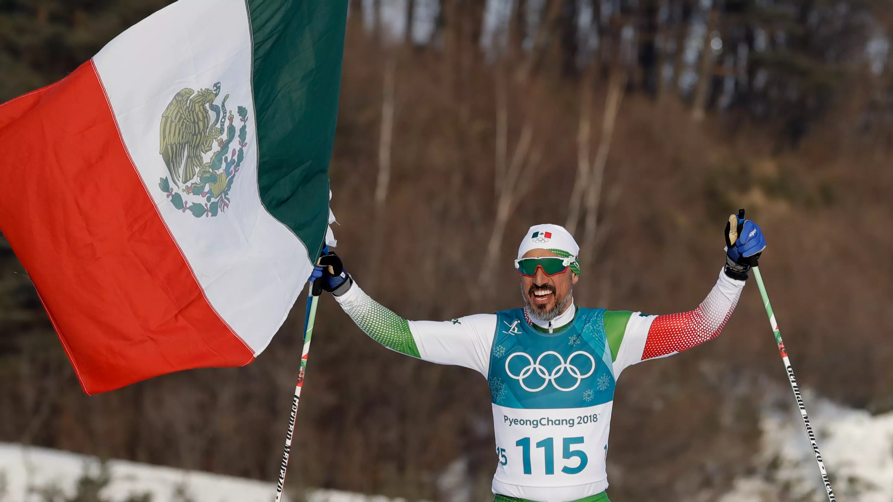 Mexican Skier Gets Heroes Welcome Despite Finishing Last