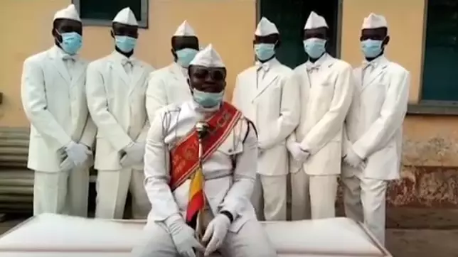 Ghana's Dancing Pallbearers Share Coronavirus Message