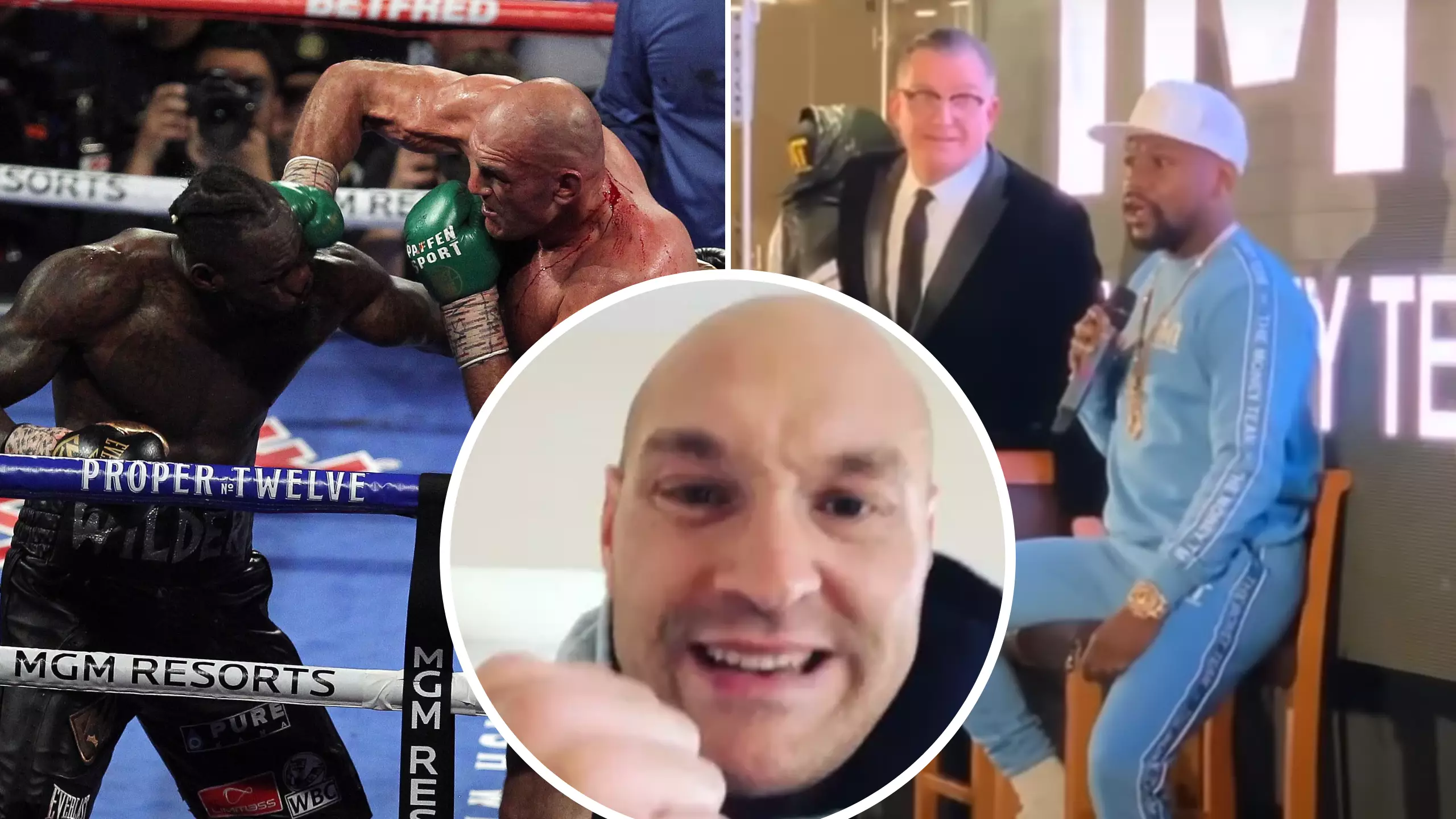 Tyson Fury Responds To Floyd Mayweather Offering To Train Deontay Wilder For Trilogy Bout