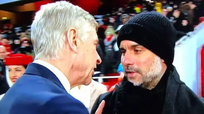 Football Fans All Think Wenger Said The Same Thing To Guardiola Before Game
