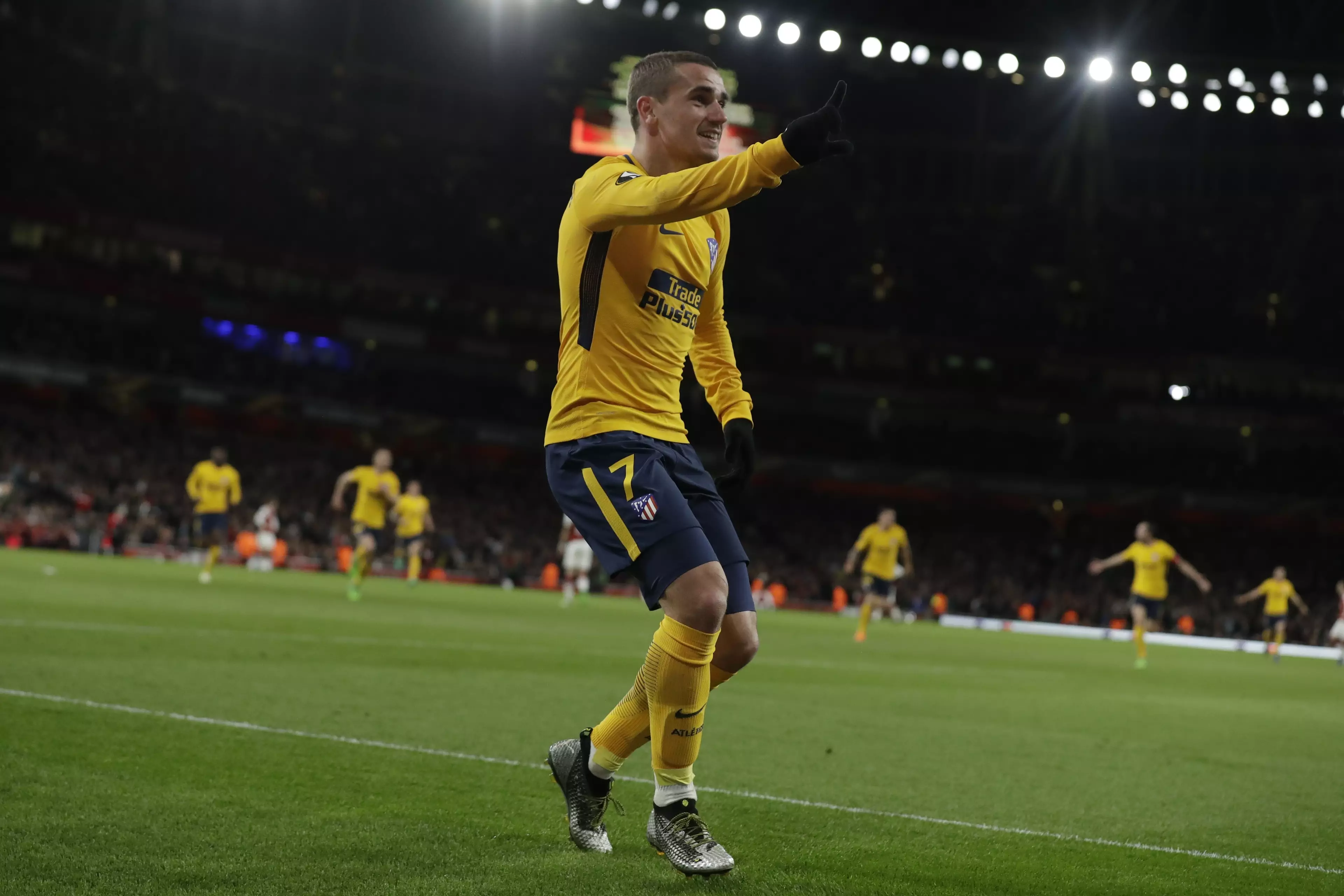 Griezmann's first leg goal went a long way to knocking Arsenal out. Image: PA Images