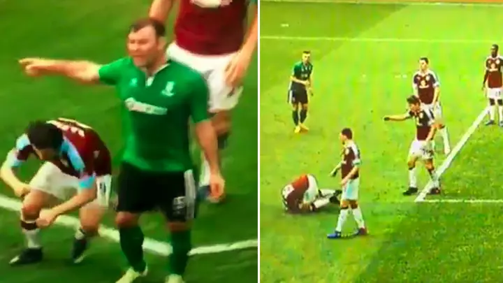 WATCH: Joey Barton Getting In Trouble Against Lincoln City