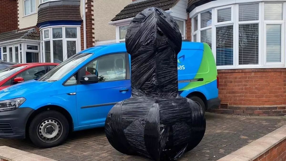 Prankster Orders 7-Foot Steel Penis To Be Left Outside Mate's Home For Birthday