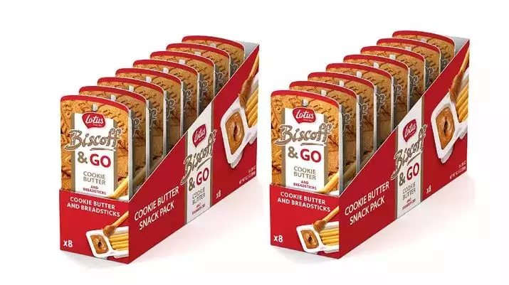 Last month, they announced their 'Biscoff and Go' packs would be sold in the UK.