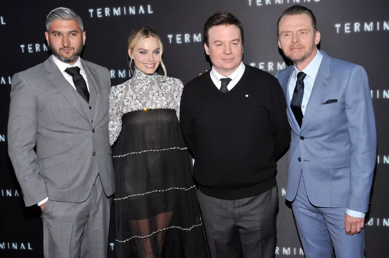 Vaughn Stein, Margot Robbie, Mike Myers and Simon Pegg.