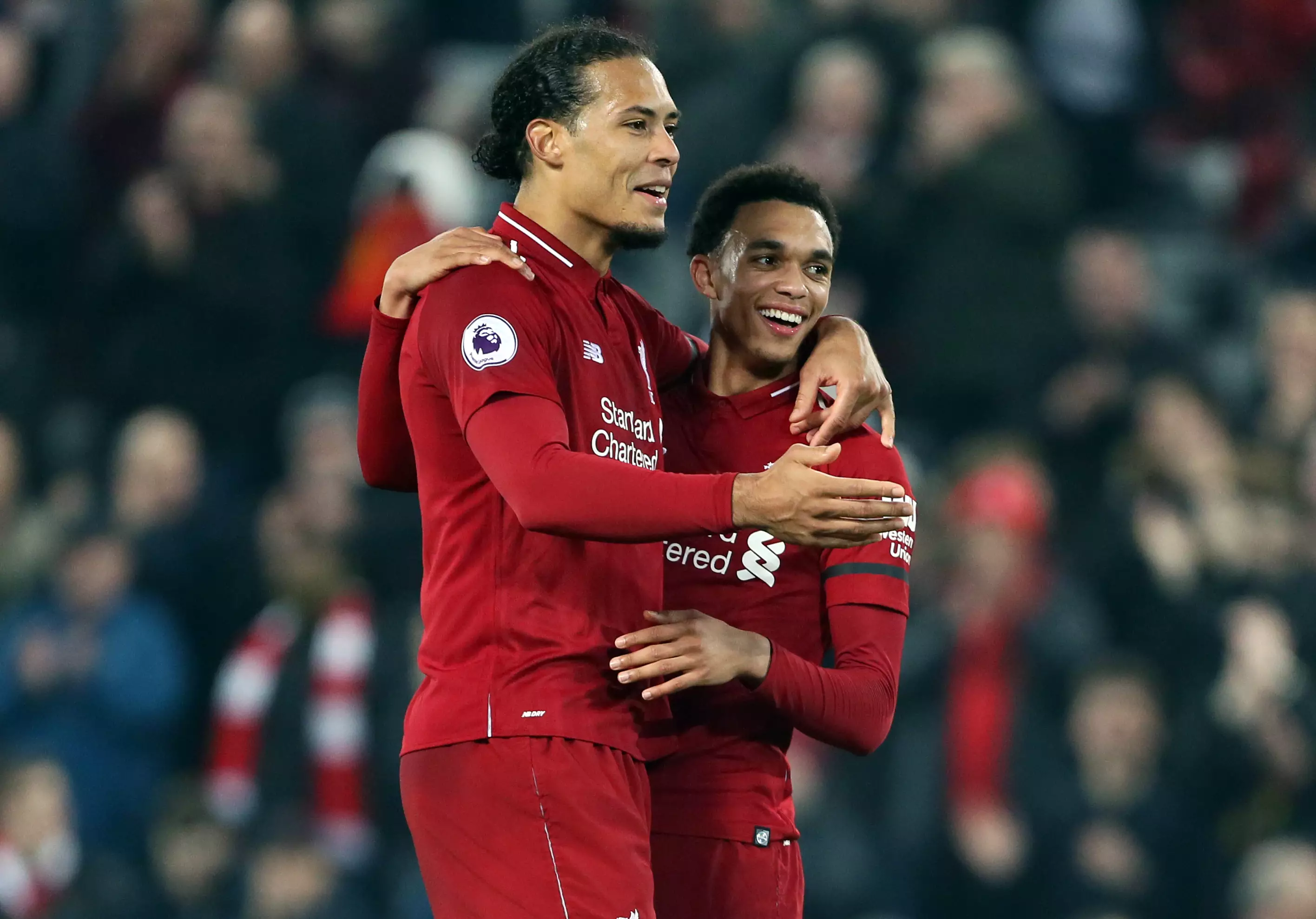 Van Dijk has been exceptional for the past 18 months. Image: PA Images