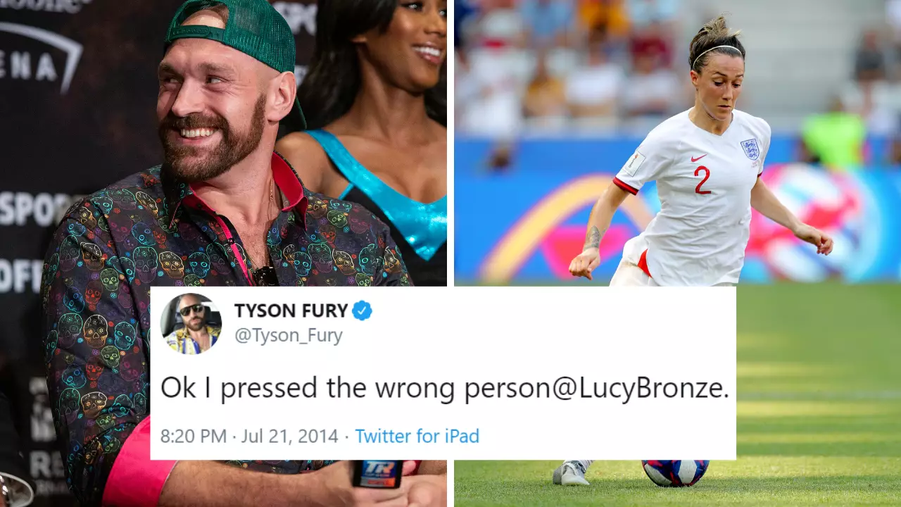 The Time Tyson Fury Called Out England's Lucy Bronze Instead of Deontay Wilder 