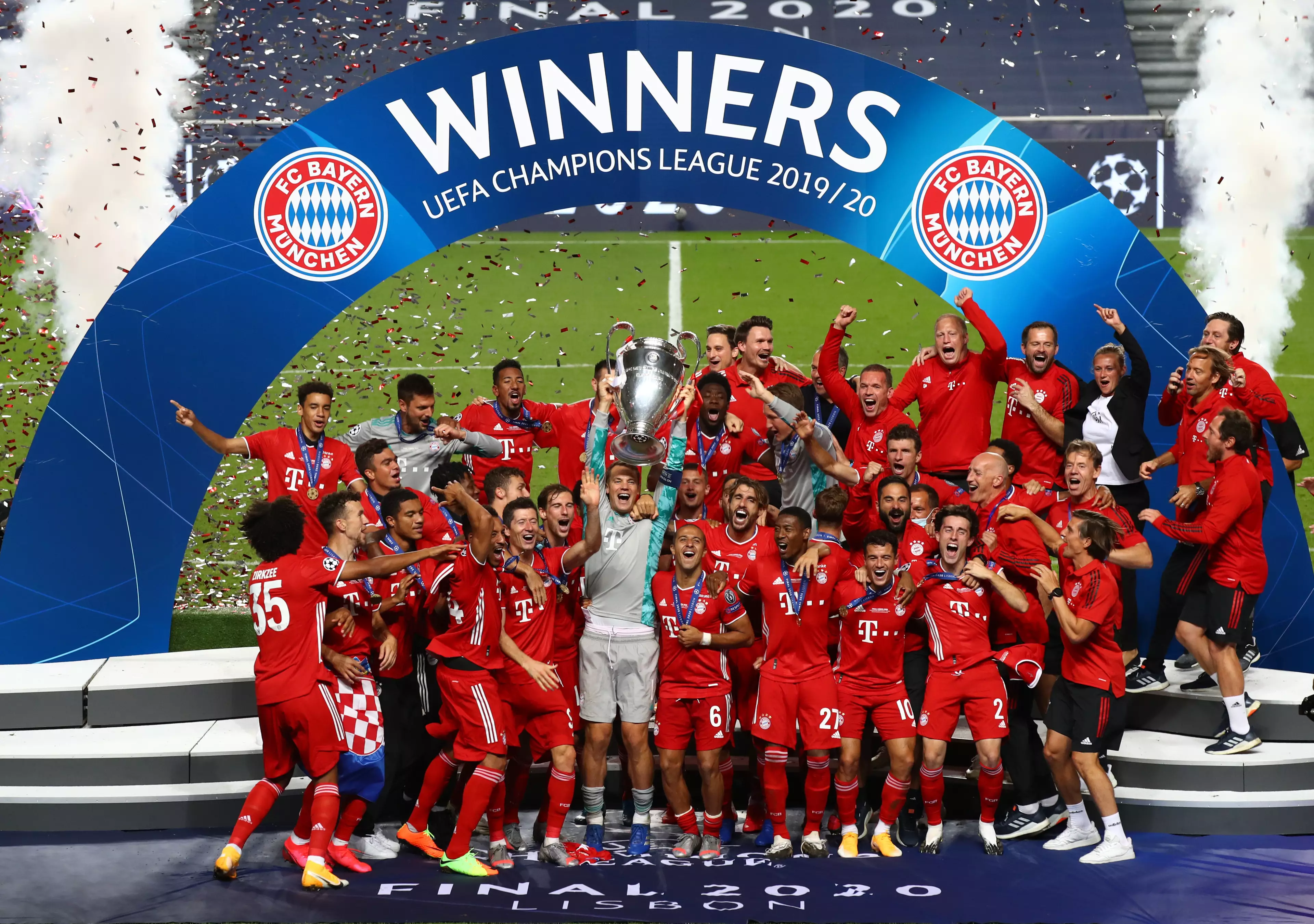 It's no wonder Bayern feature so heavily on the list after their treble season. Image: PA Images