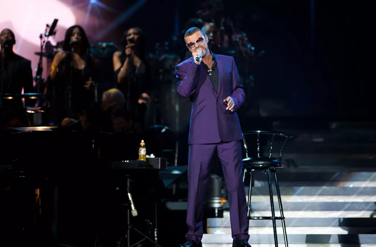 George Michael performing in 2012.