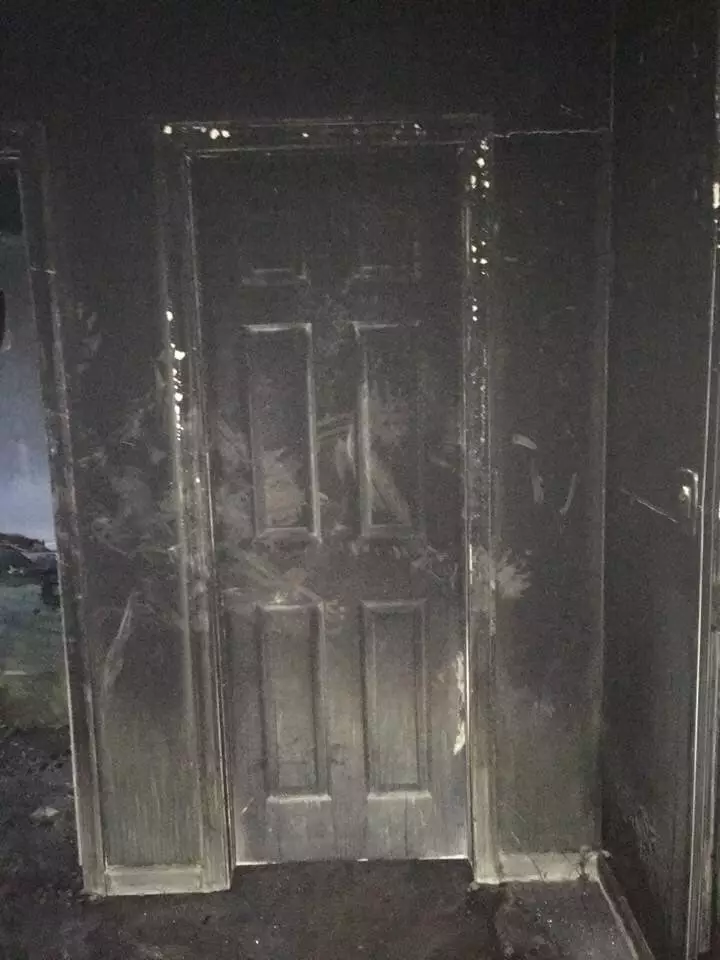 The firefighter wanted to warn parents of the dangers of leaving their children's doors open at night.