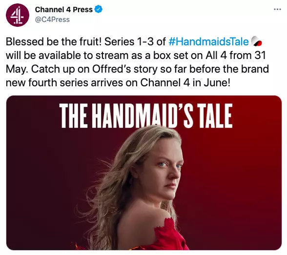 Channel 4 announced Season 4 will air in June (