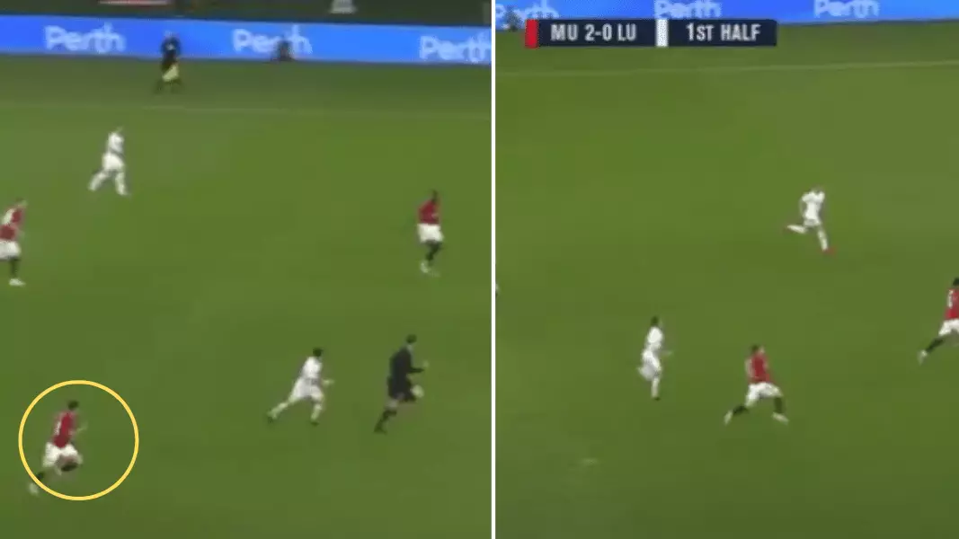 Manchester United's Daniel James Ran From Box-To-Box In Just A Few Seconds 