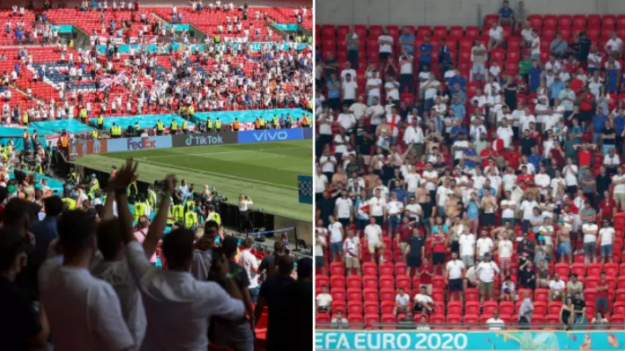 Fan Seriously Injured After 'Falling From Stand' At Wembley During England vs Croatia