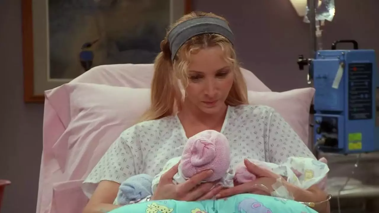 One of David Crane's favourite Friends moments is Phoebe saying goodbye to her triplets.