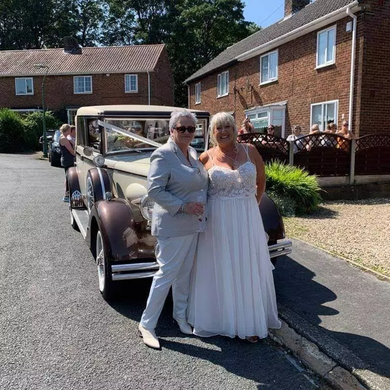 Shaz and Nicky managed to tie the knot in style despite social distancing guidelines (