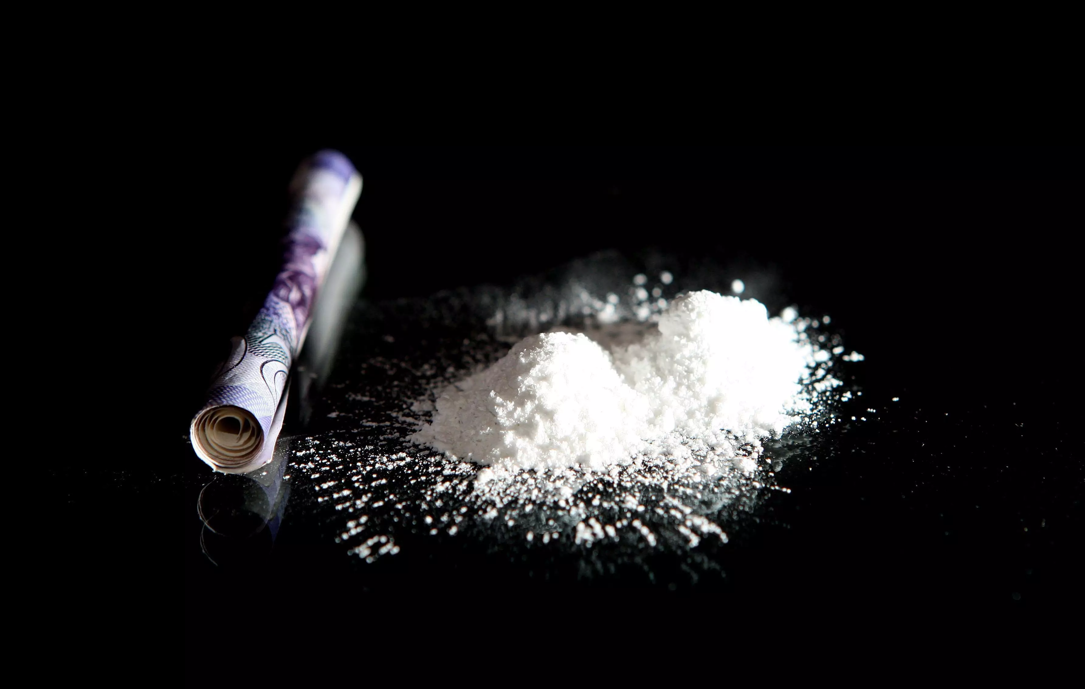 Mock up picture of cocaine.
