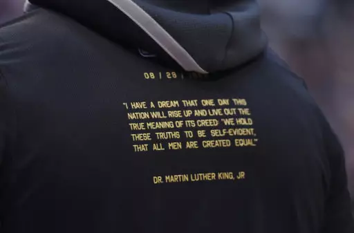 The Los Angeles Lakers commemorate Martin Luther King Jr.