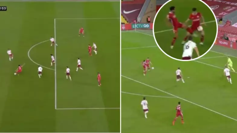 Mo Salah's Game Summed Up In Two Moments, Three Minutes Apart
