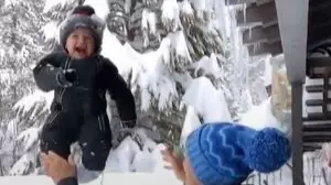Ski Champion Defends Throwing Her Toddler Into Snow After Backlash