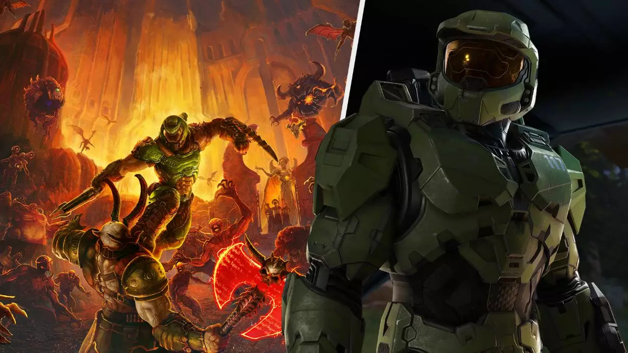 Microsoft Tease Doom Guy And Master Chief Team-Up