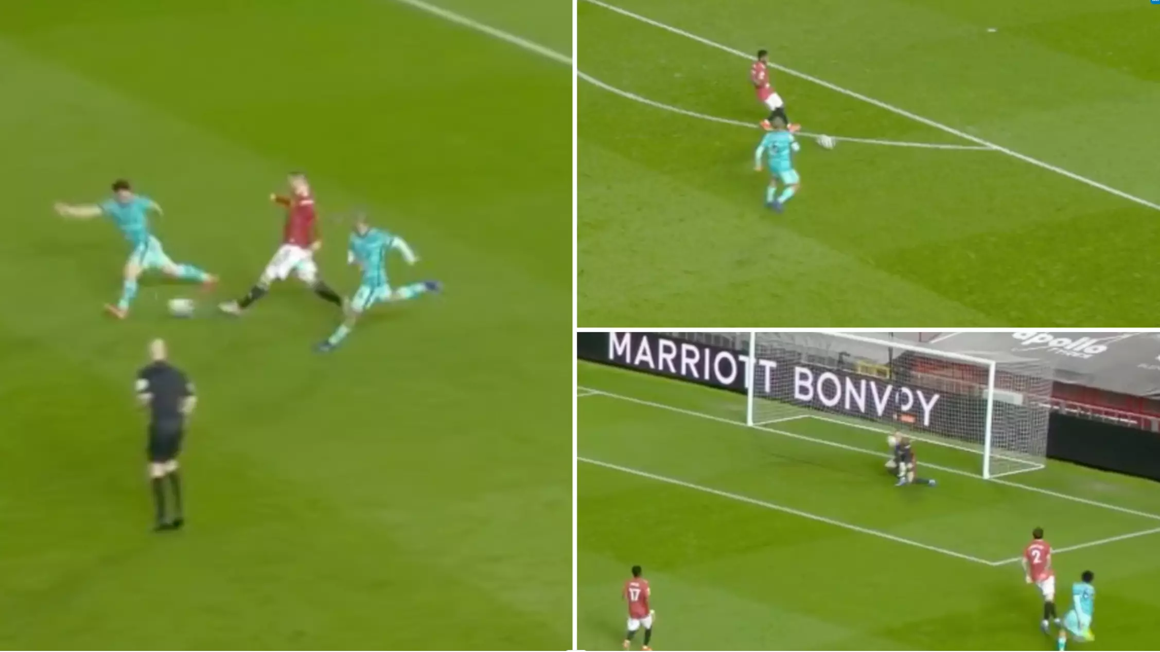 Fred, Luke Shaw And Dean Henderson All Make Mistakes As Liverpool Score Third Goal Against Man United