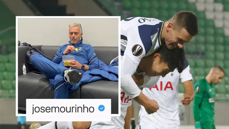 Jose Mourinho Mocks His Own Team's Performance Against Ludogorets With Brilliant Instagram Post