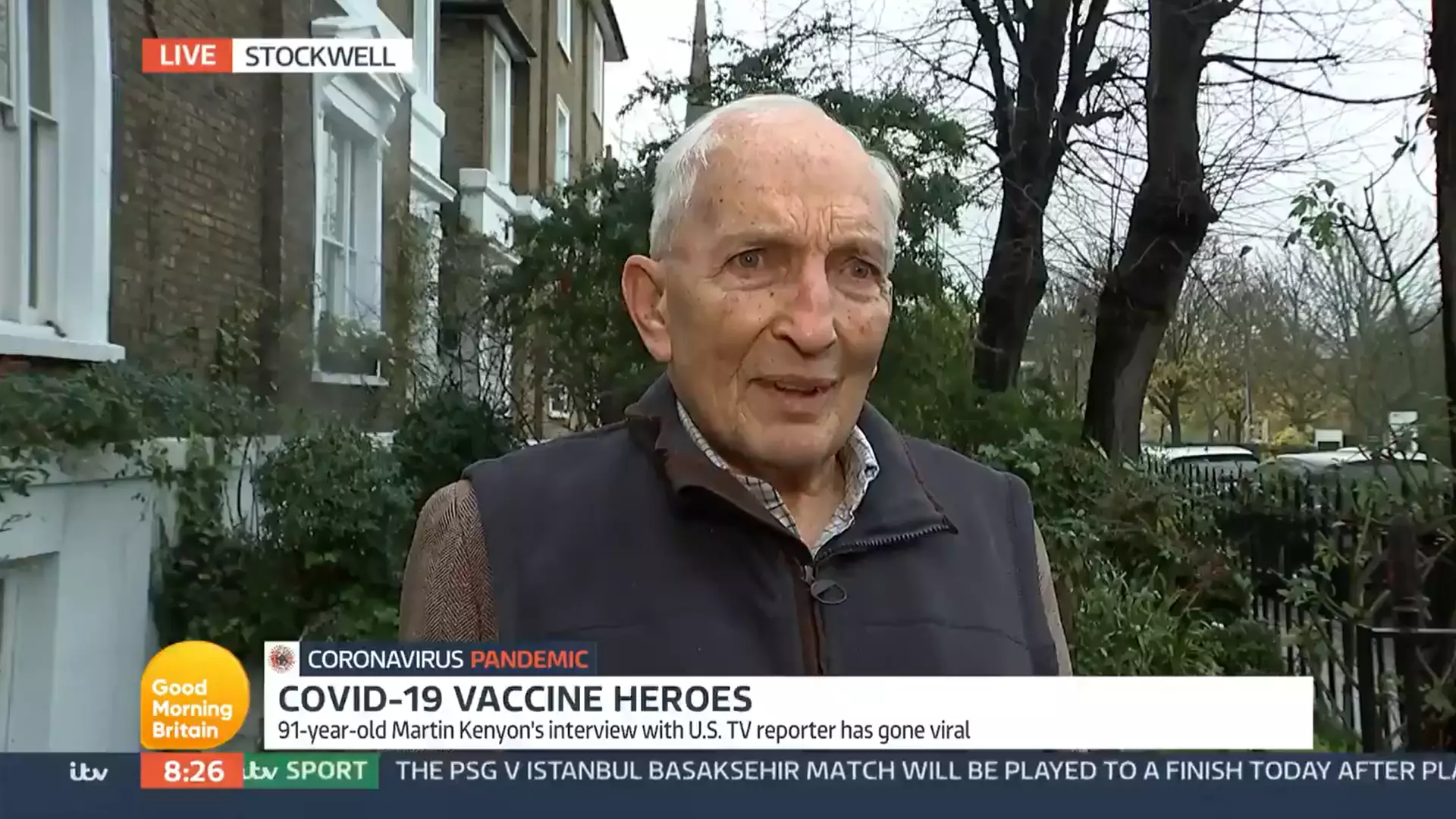 Elderly Vaccine Recipient Asks Piers Morgan 'Who Are You?' During Live Interview