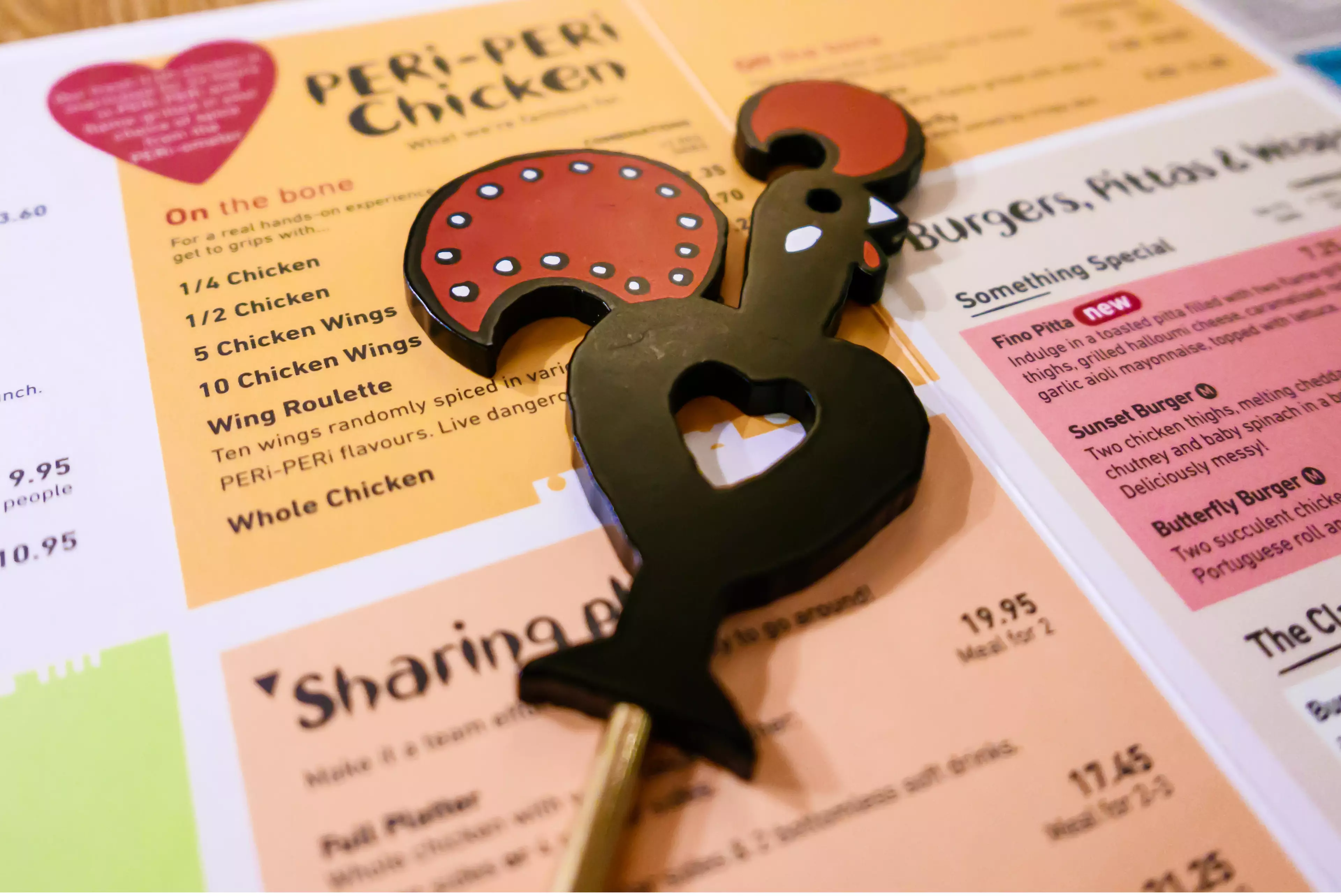 Nando's offers breakfast at just one airport.