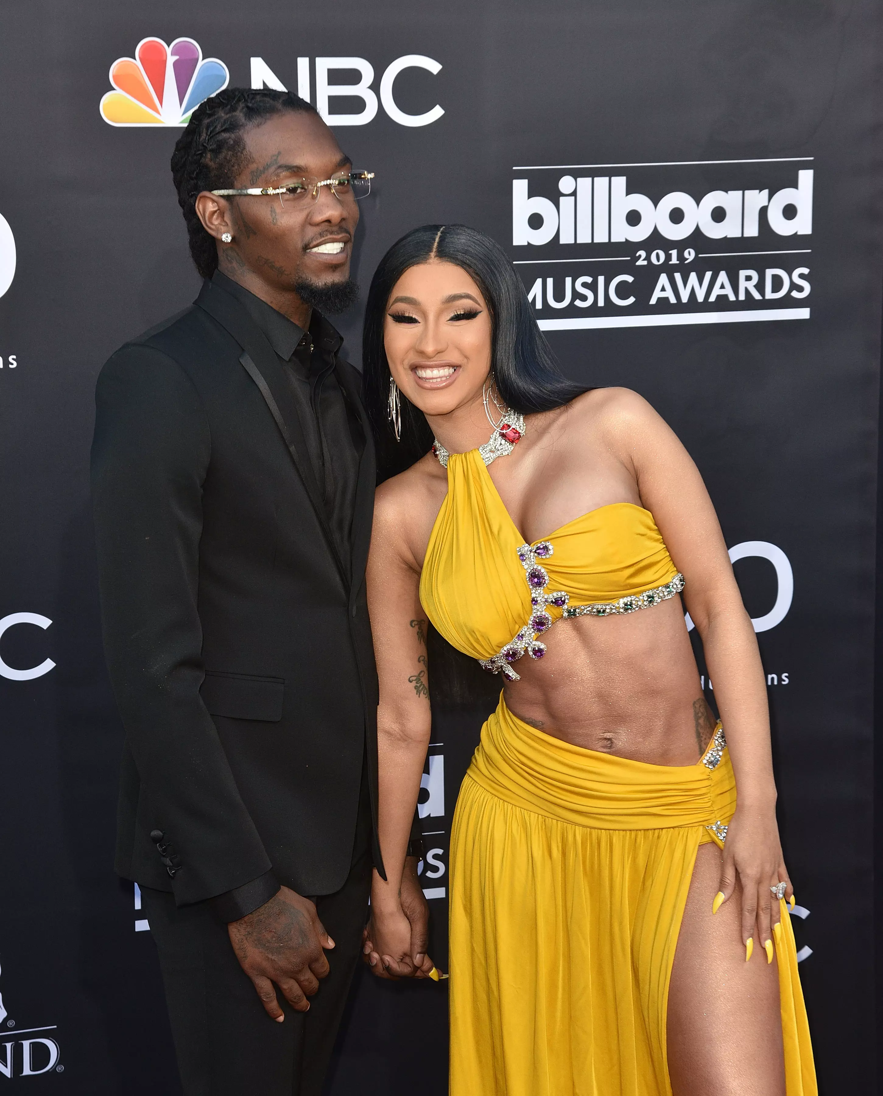 Cardi and Offset at the Billboard Awards 2019.
