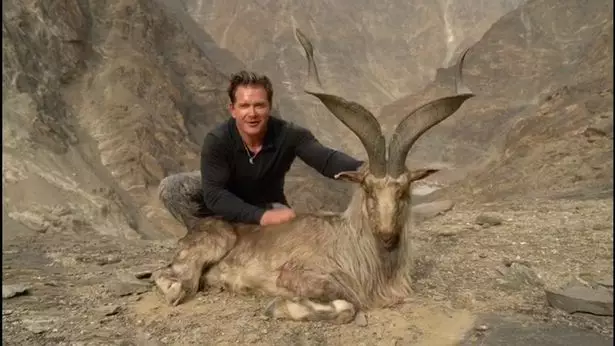 Bryan Harlan paid £85,000 to hunt this animal.