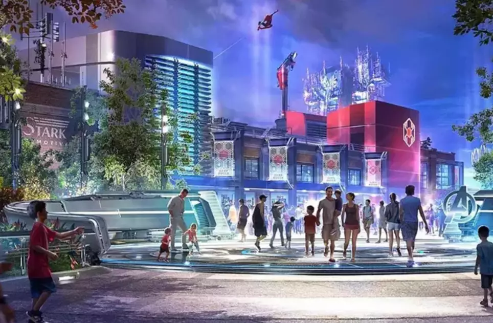 The 'Marvel Land' attraction is set to open next year.