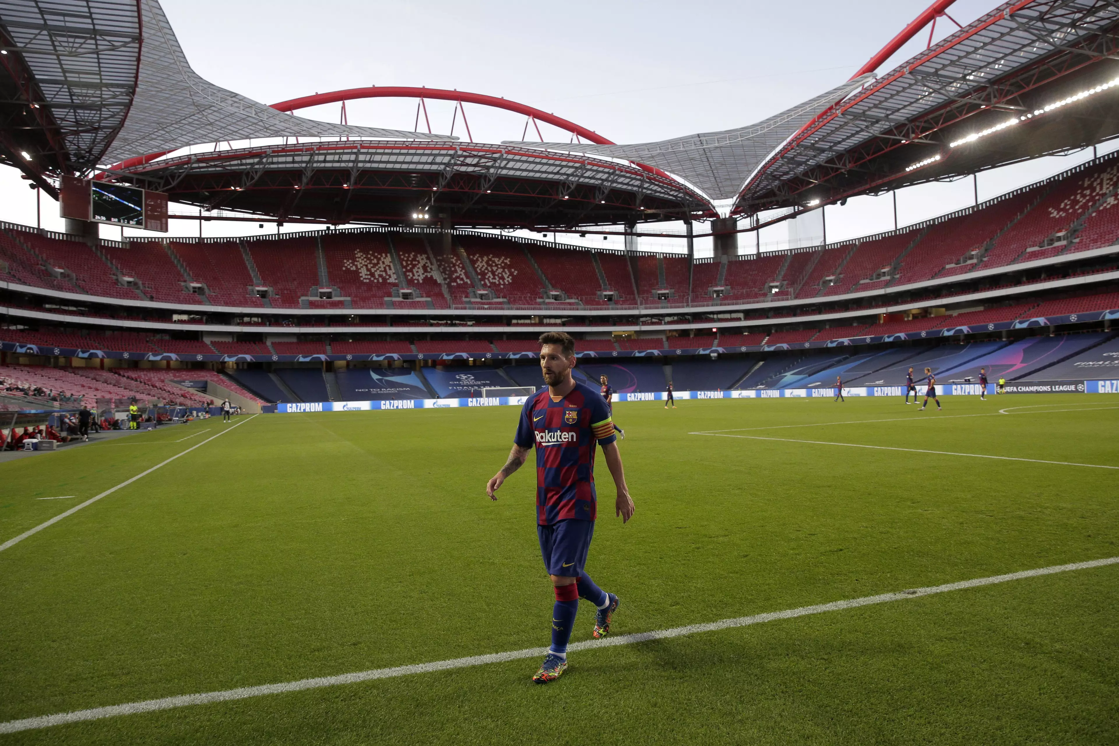 Messi's last game as a Barcelona player looks set to be the 8-2 embarrassment against Bayern Munich. Image: PA Images