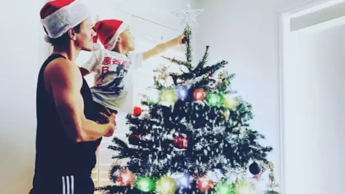 Naya Rivera's Son Josey Decorates Christmas Tree With Dad In Heartwarming Picture