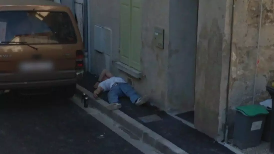 Man Caught On Google Street View Has Clearly Had A Good Night Out