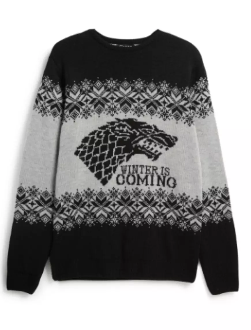 The 'Winter Is Coming' jumper is a bargain at £14. (
