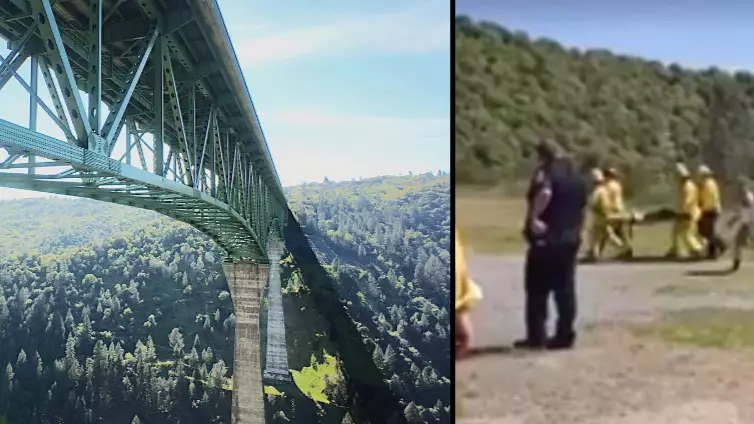 Woman Survives 60ft Fall After Trying To Take Selfie On Bridge