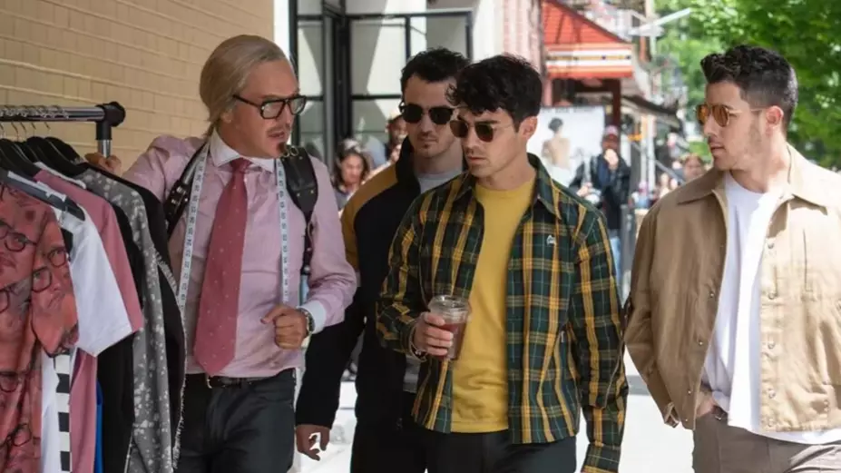 Chris Lilley's Keith Dick Met The Jonas Brothers To Give Them Some Fashion Advice