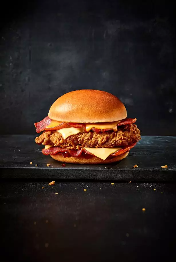 The 'I love you bacon' burger will launch next week.