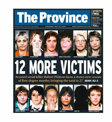 The extent of Pickton's crimes were gradually revealed to the Canadian public