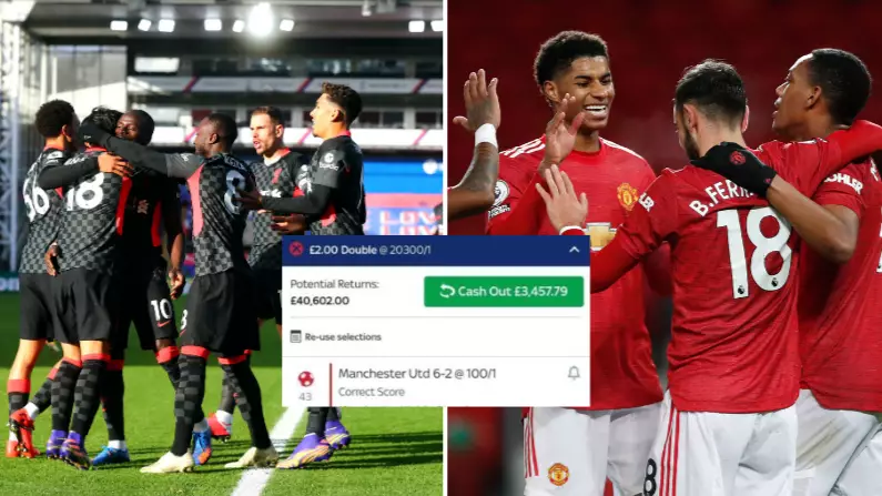 Punter Cashes Out On Incredible Manchester United And Liverpool Double