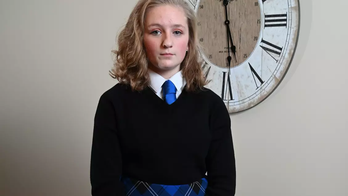 Mum Hits Out At Daughter's School After She's Banned From Wearing Jumper