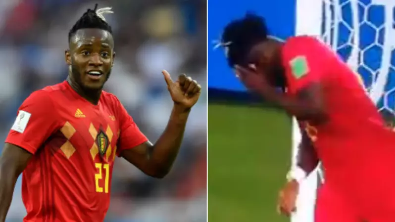 Michy Batshuayi Reacts To Booting The Ball In His Own Face With Hilarious Tweet