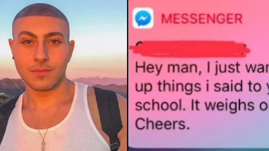 Man Shares Apology Message His Former Bully Sent Eight Years Later 
