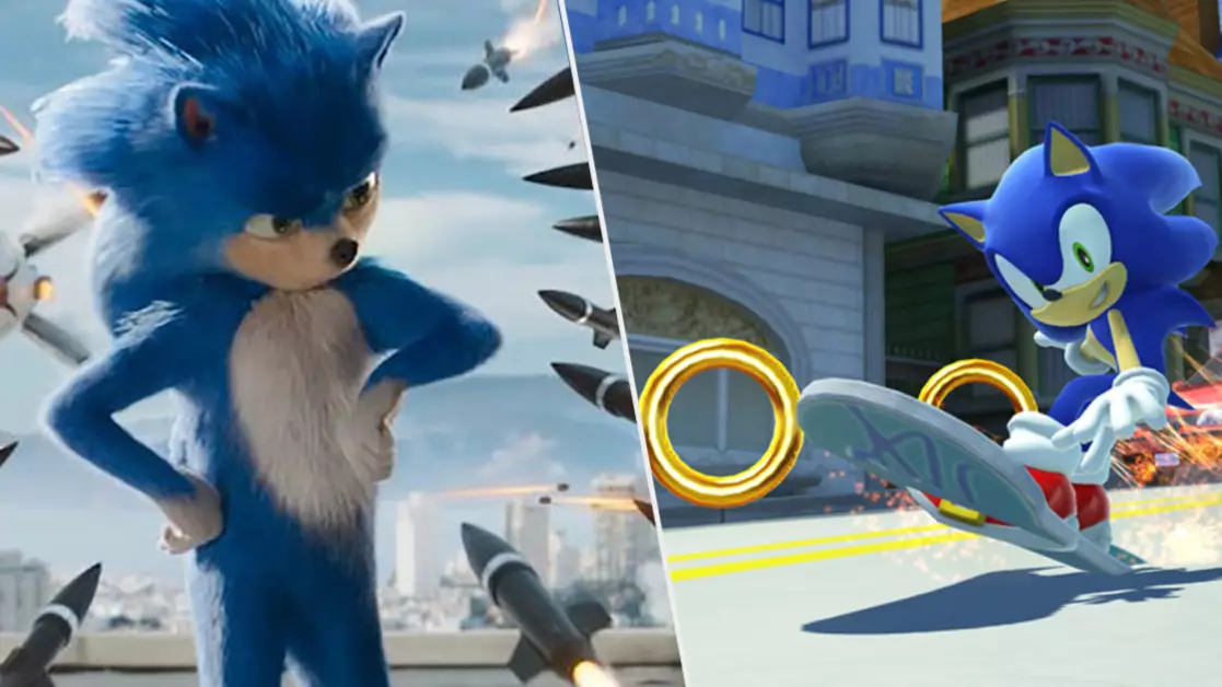 Sonic The Hedgehog Movie Redesign Reportedly Spotted In Cinema