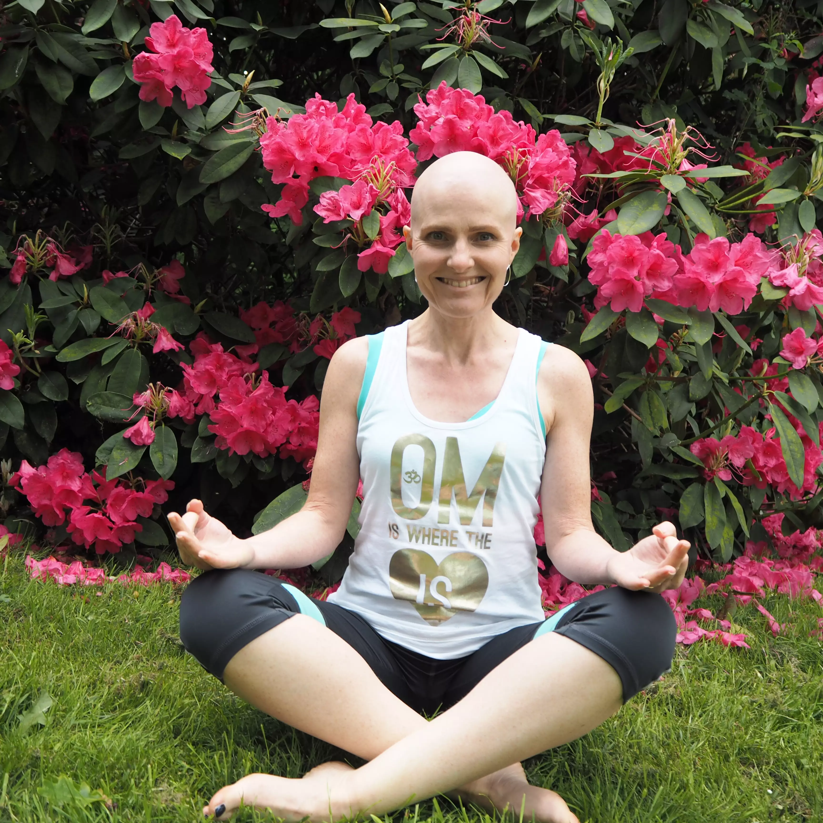 Patricia practised yoga while having chemotherapy
