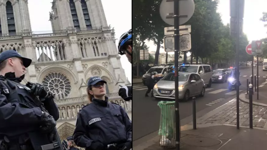 Man Shot Outside Notre Dame In Paris After Police Attack