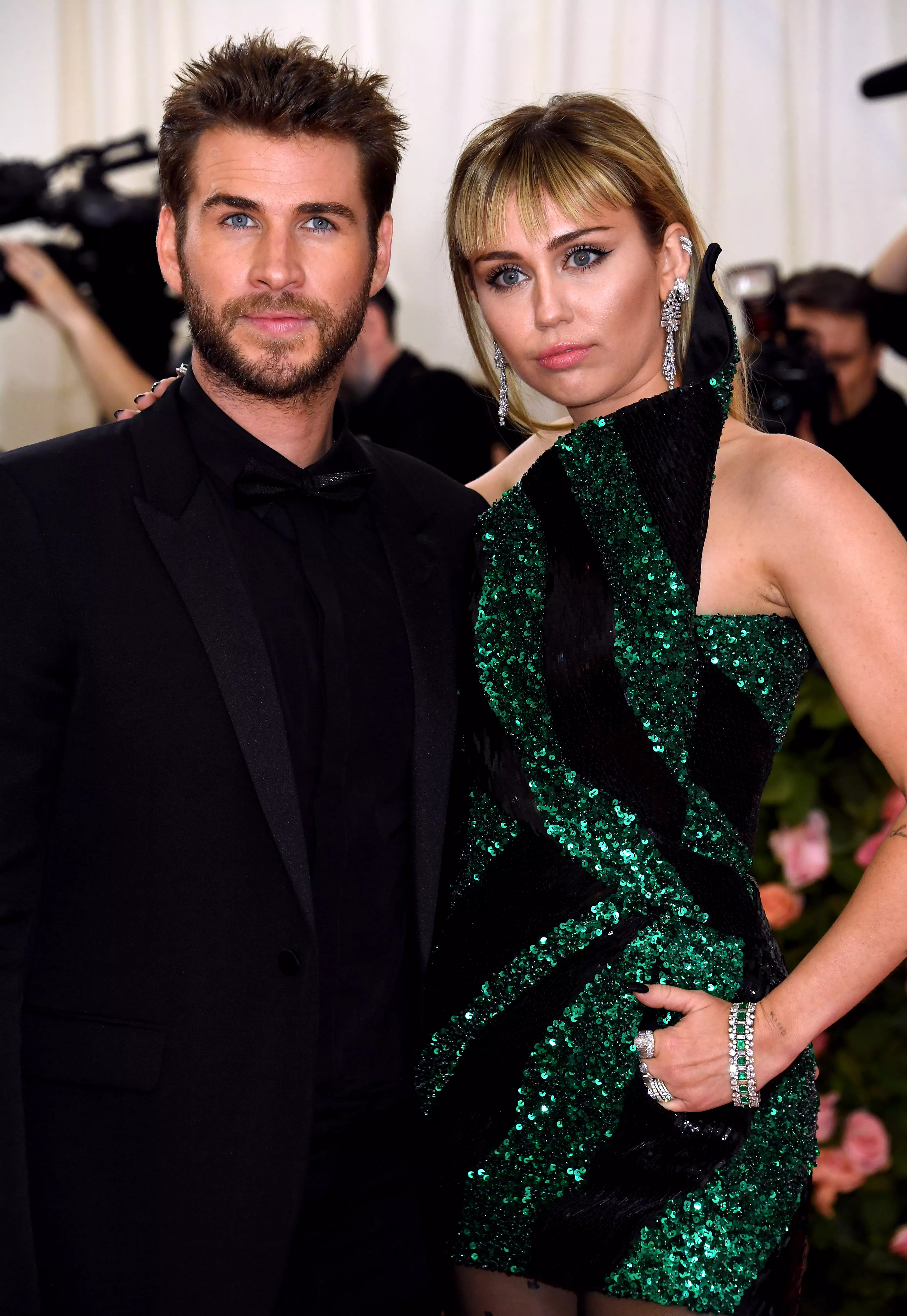 Miley previously dated Liam Hemsworth (